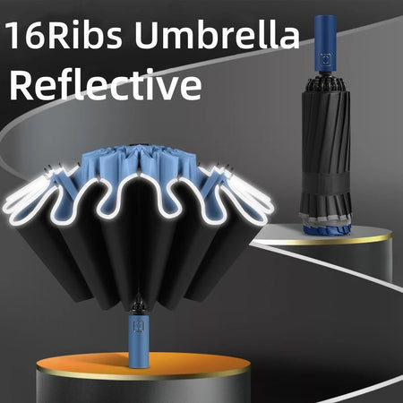 Windproof, reverse sun rain automatic umbrella